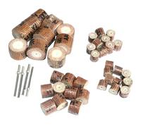 10Pcs Accessories 80-600Grit Sanding Flap Disc Grinding Wheels Brush Sand head Rotary Tool wanglan(120,12mm)