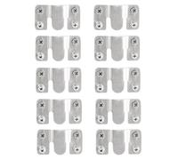 10pcs Acciaio inossidabile Corner Brace Durable Photo Frame Gancioli Picture