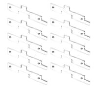 10Pcs Acrilico Router Tavolo Configurazione Blocco per Lavorazione Del Legno Fresatura Cutter Calibri Blocco per Incisione Macchina da Tavolo Segatura Strumento di Misura Trasparente Lavorazione Del
