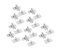 10pcs Addensare Locker Lucchetto Hasp Fibbie Porta Armadio Sicurezza Cancello Bulloni Chiusure Staffa Hardware Hasp Laminato a Freddo Acciai Porta Hasps Chiusure