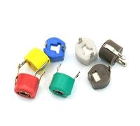 10PCS Adjustable Capacitor 5P 10P 20P 30P 40P 50P 60P 70P 120P/PF JML06-1-120P Trimmer Variable Capacitance 6mm 20/30/PF AUOQKQUT(50P 10pcs)