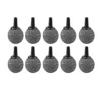 10PCS Air Stone Minerale diffusore di Bolle Airstones Set con diffusore Calabash Sfera a Forma di diffusore di Ossigeno per Acquario con Tubo di Aria e Splitter per Pompa Acquario Fish Tank Pump