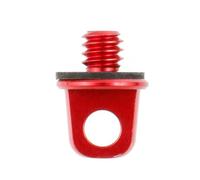 10PCS Alluminio 1/4 Pollice Vite per Fotocamera DSLR Collegamento Cordino Spalla Tracolla Cinghia Da Collo Rosso