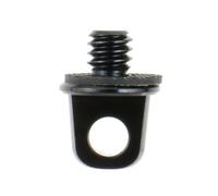 10PCS Alluminio 1/4 Pollice Vite per Fotocamera DSLR Collegamento Cordino Tracolla Nero
