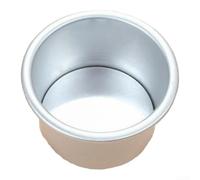 10pcs alluminio anodizzato Per Mini tortiere 2 pollici per il riscaldamento uniforme in budino Per muffa e dessert cottura