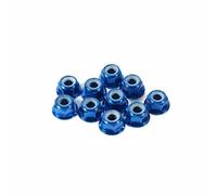 10pcs Alluminio Dadi per rivetti M2-M6 Dado Nylon inserto dado autobloccante Dado, Blu scuro, M6