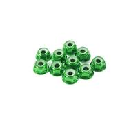 10pcs Alluminio Dadi per rivetti M2-M6 Dado Nylon inserto dado autobloccante Dado, verde, M6