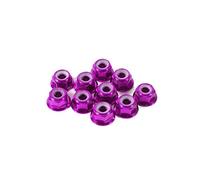 10pcs Alluminio Dadi per rivetti M2-M6 Dado Nylon inserto dado autobloccante Dado, Viola, M6