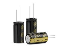 10Pcs Aluminum Electrolytic Capacitor 250V220UF 22x25 High Frequency Low Low Resistance Capacitors 220UF EKFBQBGW