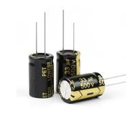 10Pcs Aluminum Electrolytic Capacitor 500V33UF 16x15 High Frequency Low Low Resistance Capacitors ICXLPMC