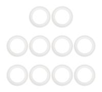 10Pcs Anelli in Silicone O-Ring, Guarnizione 3.05" per Morsetto 2.24", Bianchi