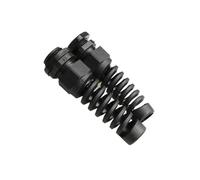 10PCS Anti-flessione Pressacavo Elettrico PG7/PG9/PG11/PG13.5/PG16 Ingresso Cavo Impermeabile Connettori for Filo di Nylon comune(PG21)