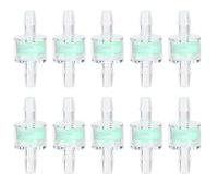 10PCS Aquarium Hose Filters, Abs Quick Install Fish Tank Silicone Tube Filter External Connector Filtration Supplies for Aquarium (6MM)
