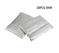 10Pcs Argento 5mm Suono Isolamento Smorzamento Opaco Auto Silenzioso Compatto