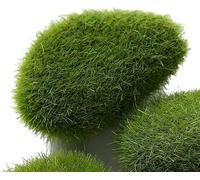 10Pcs Artificiale Verde Moss Palla Artigianato Hotel Faux Verde Muschio Disposizioni Floreali Fai da te Decorazione Finta Pietra Decorazione Della Parete Simulazione Pianta Professionale