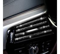 10PCS Auto Interno Sfiato Uscita Cover Bordo Strass Cristallo Strisce Universale