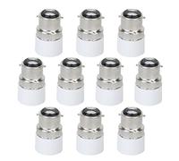 10pcs B22 a E14 Lampada convertitore convertitore Adattatore lampadina B22 a E14 VITE LED LAMPA LAMPATURA Adattatore Convertitore Convertitore B22 a E14 Convertitore di base dell'adattatore di luce E