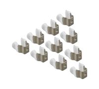 10PCS Base Stretta Strumento Pinze A Molla 10/12/16/19/25/28mm Morsetto for Tubi Scope Spazzole Rastrelli Heavy Duty Di Stoccaggio Grucce(19mm)