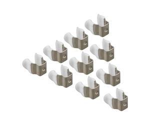 10PCS Base Stretta Strumento Pinze A Molla 10/12/16/19/25/28mm Morsetto for Tubi Scope Spazzole Rastrelli Heavy Duty Di Stoccaggio Grucce(25mm)