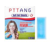 10Pcs Bassa Temperatura Hydrogel Patch di Raffreddamento di Calore Del Bambino Fogli di Raffreddamento di Calore Down Pad Mal