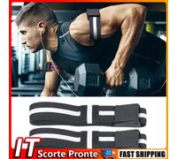 10Pcs BFR Occlusion Bands Bodybuilding BFR Training Belts for Men Women (Black)