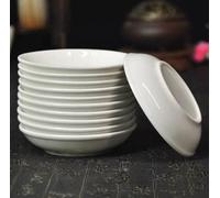 10pcs Bianco Dipping Ciotola Salsa Piatto Ristorante Casa Ceramica Condimento Piatto