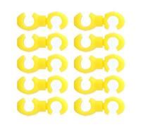10pcs Biciclette Freno Cavi Clip Alluminio Durabilità Bike Tubo Olio Morsetti Fissi per Facile Installazione Piegato Bike Cable Organizers