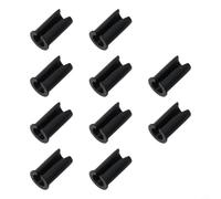 10pcs Bicycle Frame Gear Cable Buckles 10pcs Bicycle Frame Gear | ABS plastic construction, lightweight 5g each, black finish, fits most frames, easy install