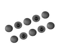 10Pcs Bike cuffie copre Coperchio a vite Bike Gomma nera Stem Top copre cuffie Coperchio Ciclismo parte