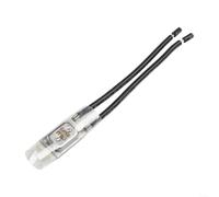 10pcs Bimetal Temperature Switch 40-150C Motor Guard(115C) | Normally closed circuit, opens at set per temp, auto resets when cool, protects motors under 1HP, 5A 250V rating