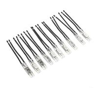 10pcs Bimetal Temperature Switch 40-150C Motor Guard(130C) | Normally closed circuit, opens at set per temp, auto resets when cool, protects motors under 1HP, 5A 250V rating