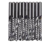 10Pcs Bit del Router Di Cnc 3.175 X 22mm Singolo Flauto un Spirale Carburo 1022