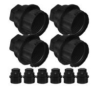 10Pcs Black Plastic Car Wheel Hub Nut Caps Reusable Lug Nut Cover Replacement