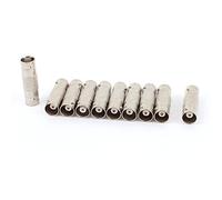 10pcs BNC femmina CCTV RG59 coassiale adattatore connettore