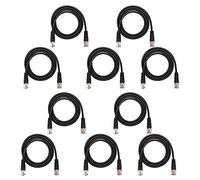 10PCS Bnc Maschio Cavo Coassiale Rame Bnc Maschio a Bnc Maschio Cavo Coassiale per Telecamera Cctv 1m per Antenna, Modem, Oscilloscopio, Analizzatore, Segnale