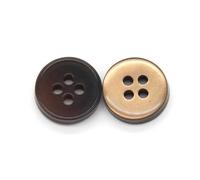 10Pcs Bottoni Decorativi per Camicie Rotondi e Piatti in Resina da 13 mm per Vestiti, Cappotti, Vestiti per Bambole, Accessori per Cucire, Artigianato Fai da Te, Marrone, 13 mm,Marrone,13 mm