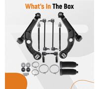 10PCS BRACCIO DI CONTROLLO INFERIORE ANTERIORE FOR DODGE DART CHRYSLER 200 15-17