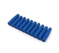10Pcs Brass 4mm Insulated Female Jack Plug Wire Solder Connector AUOQKQUT(Blau)