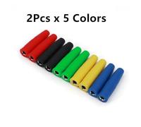 10Pcs Brass 4mm Insulated Female Jack Plug Wire Solder Connector EKFBQBGW(Mixed Colors)