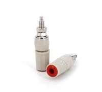 10Pcs Brass M5 Type High Current 4mm Female Jack Panel Socket Test Binding EKFBQBGW(Rot)