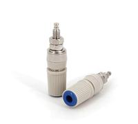 10Pcs Brass M5 Type High Current 4mm Female Jack Panel Socket Test Binding MQXFCZUX(Blau)