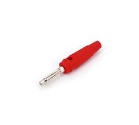 10Pcs Brass Nickel Plated 4mm Male Screw Type Stackable Plug Connector MQXFCZUX(10Pcs Red)