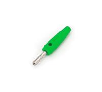 10Pcs Brass Nickel-Plated Cross 4mm Male Stackable Banana Plug Solder Type Connector MQXFCZUX(Green)