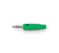 10Pcs Brass Side Stackable Screw Type 4mm Male Plug Test Probe Connector EKFBQBGW(Green)