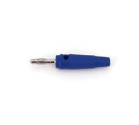10Pcs Brass Side Stackable Screw Type 4mm Male Plug Test Probe Connector NWPNLXEA(Blau)