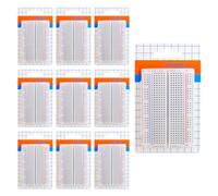 10PCS Breadboard Kit con 400 Punti Basetta Piastra Sperimentale Breadboard Senza Saldatura Compatibile con progetti destinati a singoli Arduino Raspberry Pi