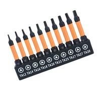 10pcs Cacciavite Triangoli Bit Costruzione in Acciaio per Versatilità Uso in Elettronica Assemblaggio Mobili Installazione Cacciavite Ergonomico