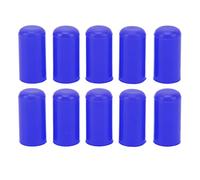 10pcs Car Intake Vacuum Hose Caps Carburetor Hose Cap Kit 8mm I.D. General Purpose High Temperature Resistant Black Seal Plugs For Vacuum Air Ports Protection (Blu)