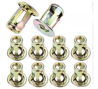 10pcs Car Metallo Vite Base Base Morsetto Auto Basamento del tronco anteriore Targhetto Installare i clip per fissaggio adatti per VW Santana