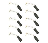10pcs Carbone Spazzole In Carbonio Ricambi Economici Spazzola Motore Struttura Metallo Perfetto Per Le Piccole Lavatrici Motori Lavatrice Accessori